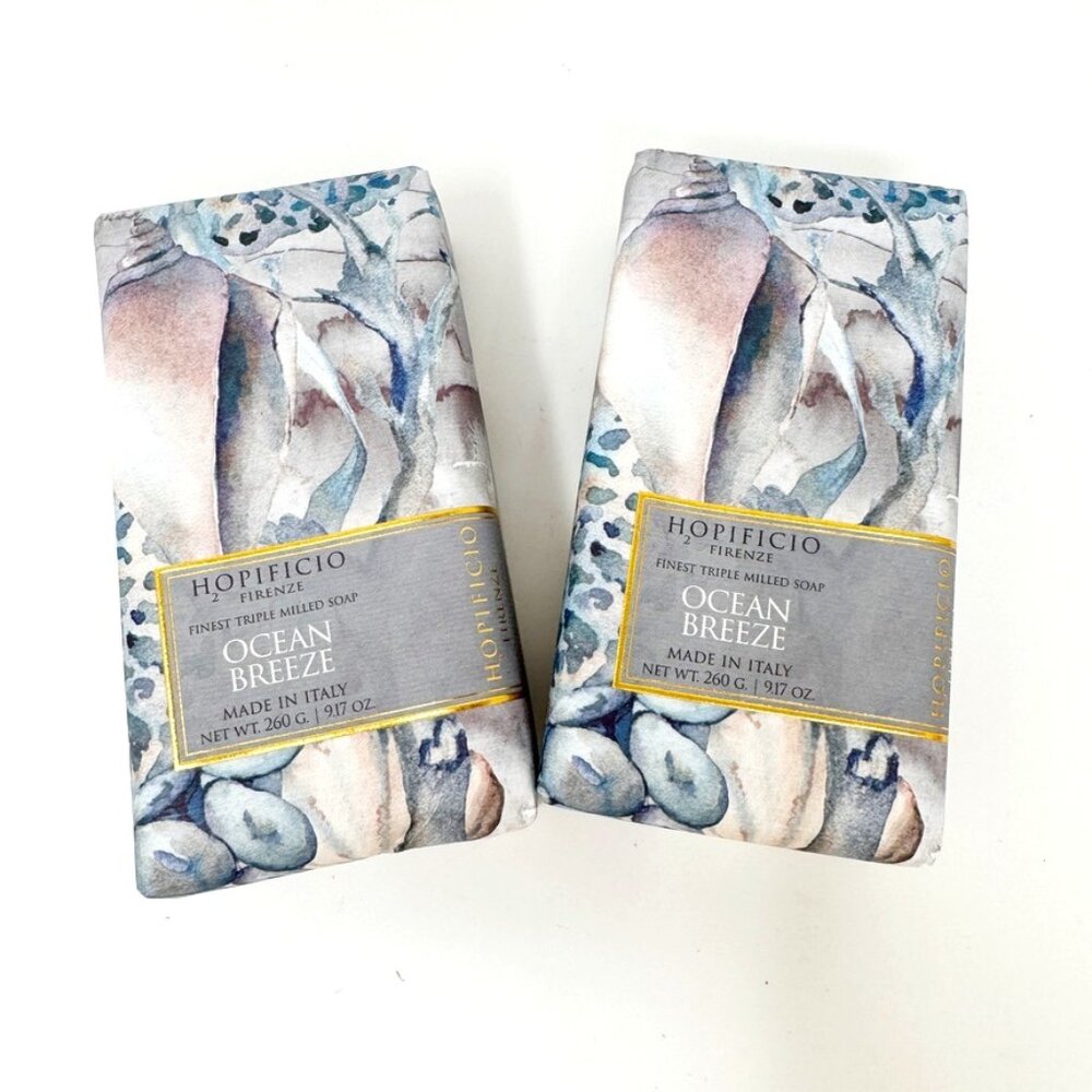 Lot 2 - HOPIFICIO Ocean Breeze Triple Milled Soaps  9.17 oz  NEW